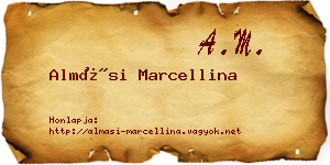 Almási Marcellina névjegykártya